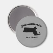 Massachusetts Motto - Wie viel er? Magneet (Voorkant / Achterkant)