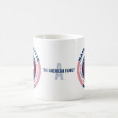 Massachusetts Mug de monogramme circulaire patriot (Centre)