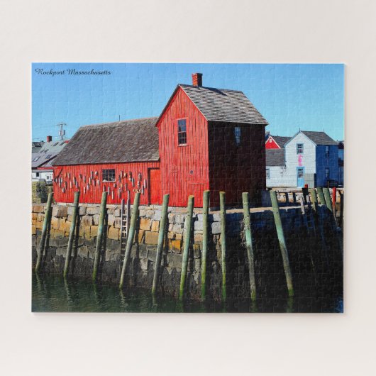 Massachusetts Rockport. Jigsaw Puzzle (Horizontal)