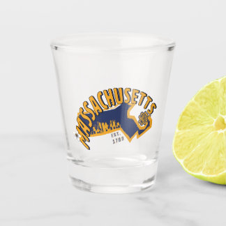 Massachusetts Shot Glass Glas
