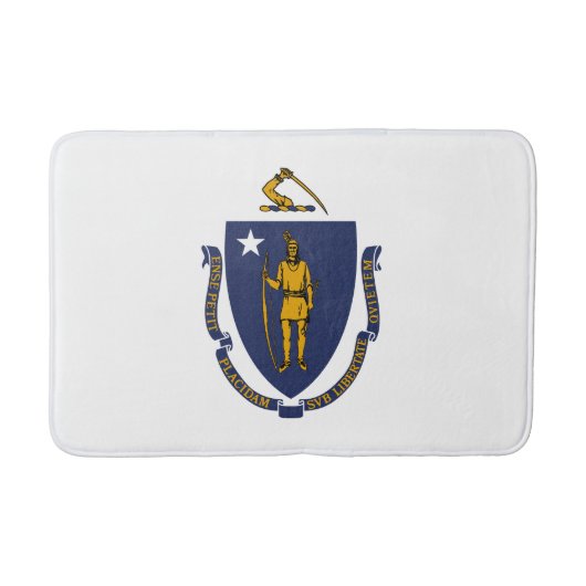 Massachusetts Staatsvlag Badmat (Voorkant)