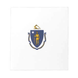 Massachusetts Staatsvlag Notitieblok