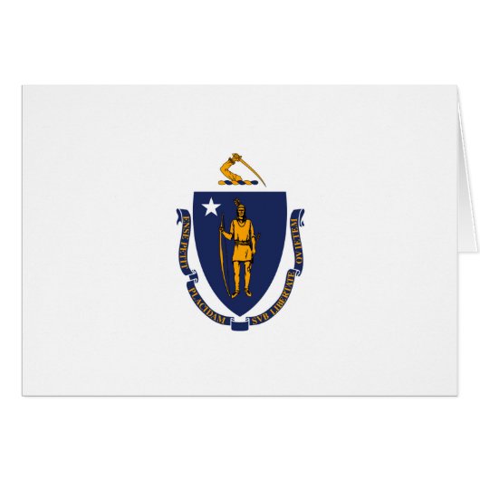 Massachusetts Staatsvlagontwerp (Voorkant Horizontaal)