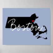 Massachusetts Stad Poster (Voorkant)