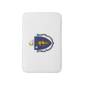 Massachusetts State Flag Design Badmat (Voorkant Verticaal)