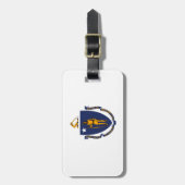 Massachusetts State Flag Design Bagagelabel (Voorkant verticaal)