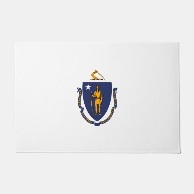 Massachusetts State Flag Design Deurmat (Voorkant)