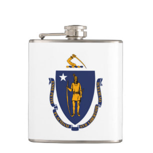 Massachusetts State Flag Design Heupfles