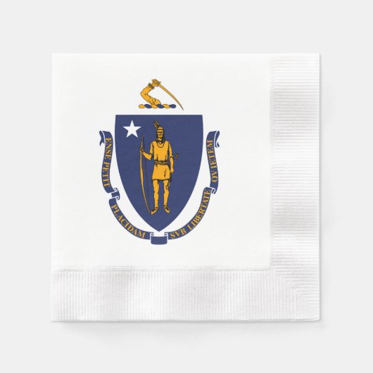 Massachusetts State Flag Design Servet (Voorkant)
