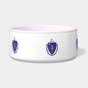 Massachusetts State Flag Pet Bowl Voerbakje