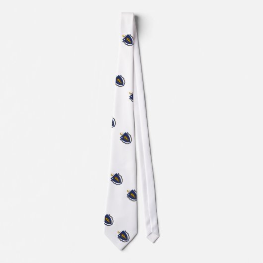 Massachusetts State Flag Stropdas (Voorkant)