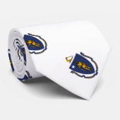 Massachusetts State Flag Stropdas (Opgerold)