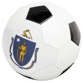 Massachusetts State Flag Voetbal (Drie kwart)