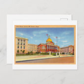 Massachusetts State House / Capitool Briefkaart (Voorkant / Achterkant)
