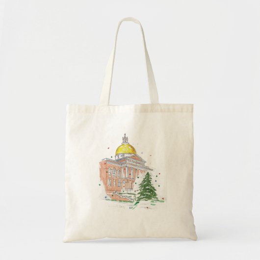 Massachusetts State House Tote Bag (Voorkant)