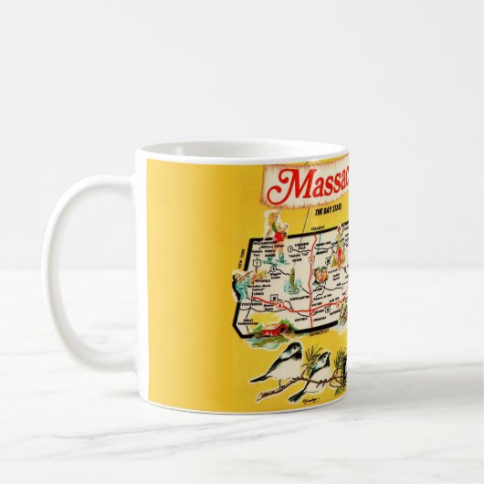 Massachusetts State Map Mok (Links)