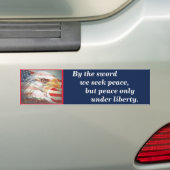 Massachusetts State Motto Bumpersticker (Op auto)