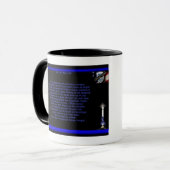 Massachusetts State Police/Thin Blue Line Mok (Voorkant links)