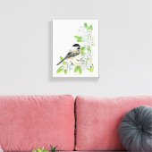 Massachusetts Stretted Canvas Print (Insitu (Woonkamer))