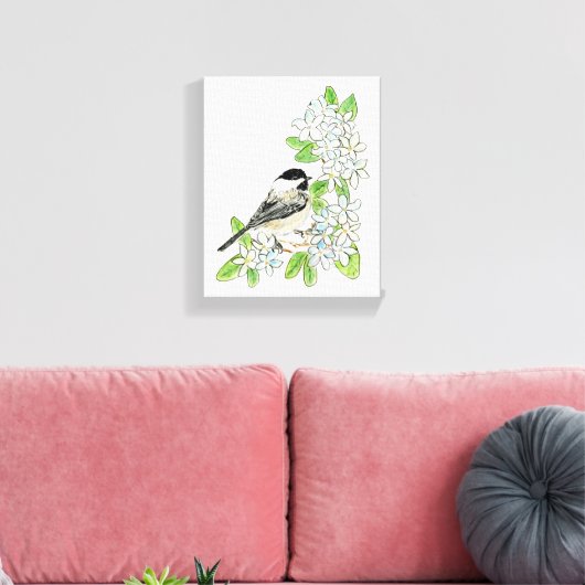 Massachusetts Stretted Canvas Print (Insitu (Woonkamer))