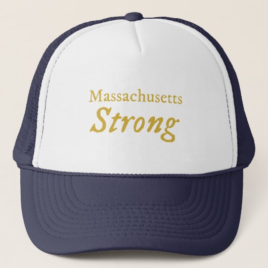 Massachusetts Strong Trucker Pet (Voorkant)