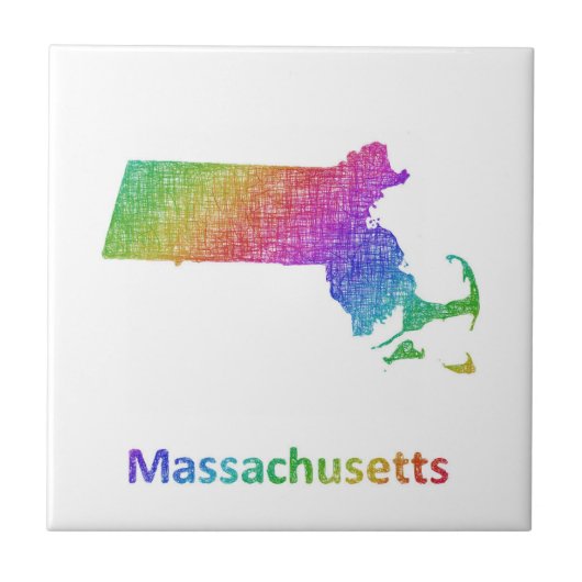 Massachusetts Tegeltje (Voorkant)