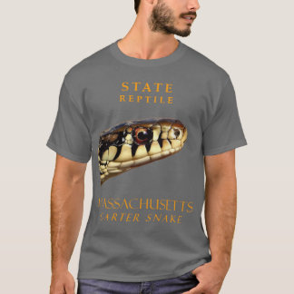 Massachusetts Territory Reptile De Gewone Ringslan T-shirt