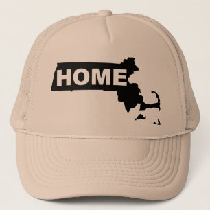 Massachusetts Thuis Weg Van Honkbalpet Trucker Pet