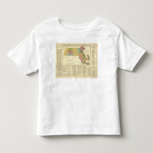 Massachusetts US Kinder Shirts (Voorkant)
