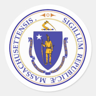Massachusetts, VS Ronde Sticker