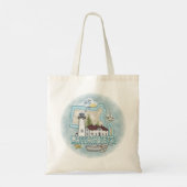 Massachusetts Vuurtoren Tote Bag (Achterkant)