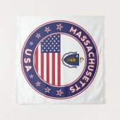 Massachusetts Wandkleed (Voorkant (horizontaal))