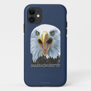 MassachusettsEagle Up Close iPhone 11 Hoesje