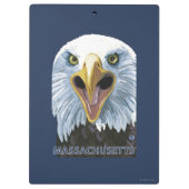 MassachusettsEagle Up Close Klembord (Achterkant)