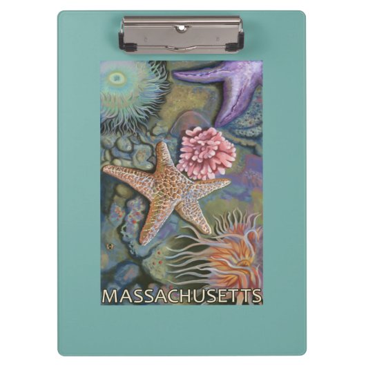 MassachusettsTidepool Scene Klembord (Voorkant)
