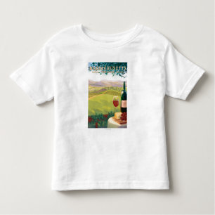 MassachusettsWine Country Scene Kinder Shirts