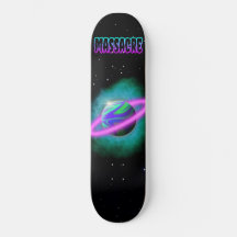Massacre: planet Slime Skateboard Deck