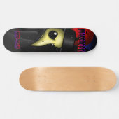 Massacre: Schatbord van Plague Doctor Skateboard (Horizontaal)