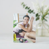 Massage 2 spa briefkaart (Staand voorkant)