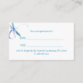 Massage à la libellule vocale + carte de rendez-vo (Dos)