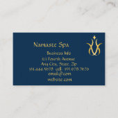 MASSAGE Alternatieve Holistic Spa Therapy Visitekaartje (Voorkant)