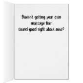 Massage amusant cheveux ne se soucient pas de la p (Intérieur (Droit))