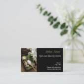 massage beauté spa bien-être Salon Carte de visite (Debout devant)
