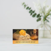 Massage Beauty Referral Vertel een vriend Kaart (Staand voorkant)