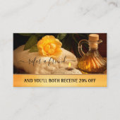 Massage Beauty Referral Vertel een vriend Kaart (Voorkant)