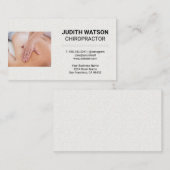 Massage Carte de visite de la séance de chiroprati (Devant / Derrière)