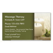 Massage Carte de visite Magnets de (devant)