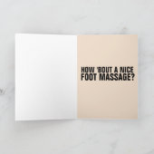 MASSAGE DE PIED ROMANCE CARTES DE RÉCUPÉRATION (Intérieur)