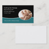 Massage des pieds Cartes de visite (Devant / Derrière)