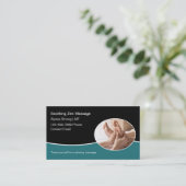 Massage des pieds Cartes de visite (Debout devant)